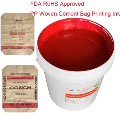 Myck Color Flexo Printing Tinta a base de agua para bolsa de cemento