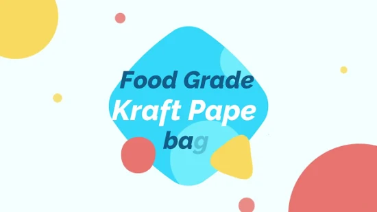 Logotipo personalizado impreso alta calidad envasado de alimentos pan Sos bolsa de papel papel Kraft sello térmico impresión Offset tamaño personalizado