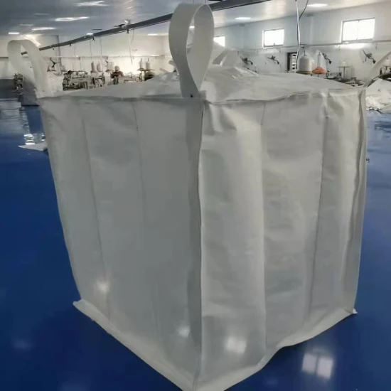 1000kgs Super Sack U-Panel 1ton Big Bag 1250kgs Bulk Bag 1.5tonne Sling Tote Bag PP FIBC Jumbo Bag para materiales de construcción