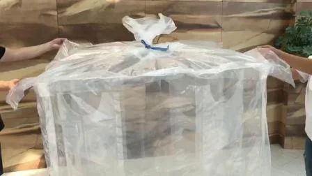 Bigbags tubulares de bolsas a granel FIBC de 500 kg con revestimiento de T PE con brida